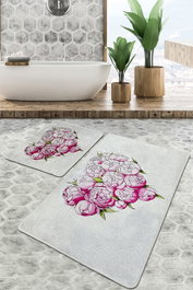 Mijölnir Peonia Djt Juego de alfombras de baño Multicolor